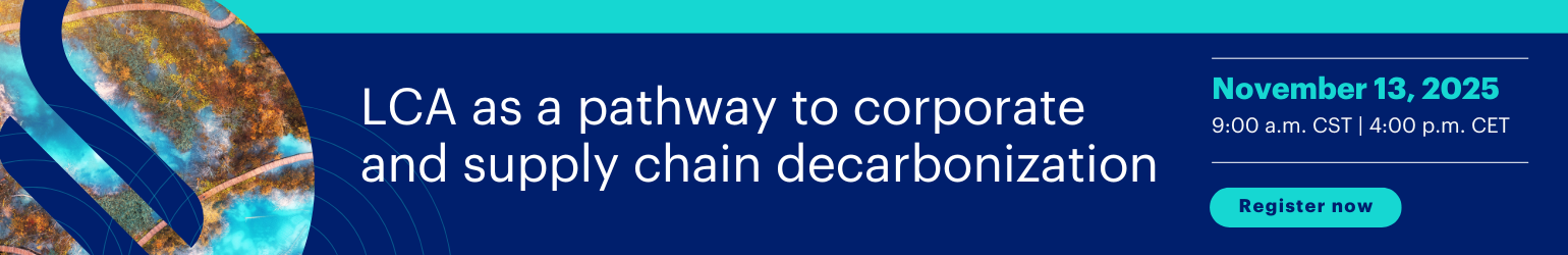 LCA as a pathway to corporate and supply chain decarbonization